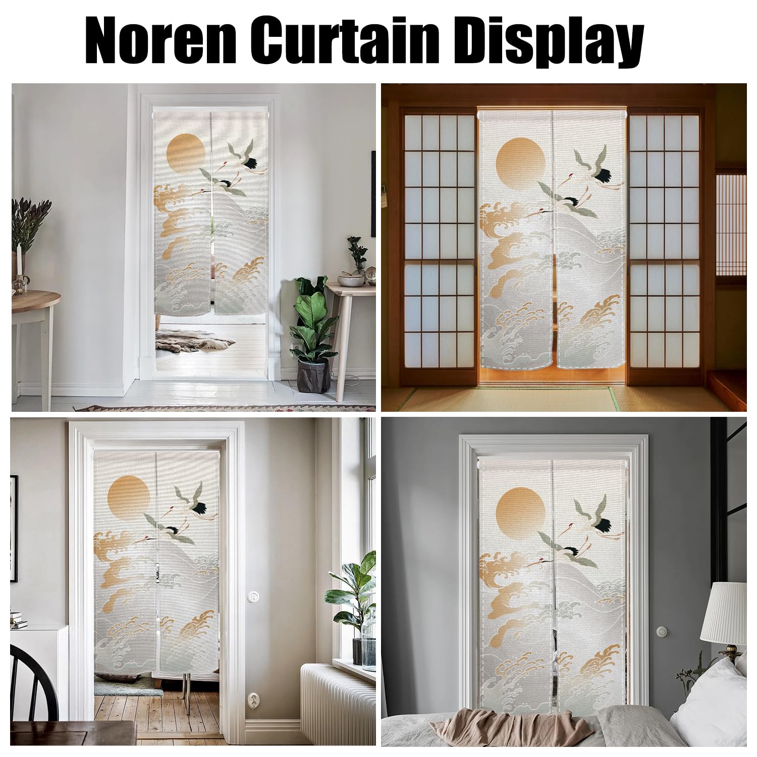Amazon.com: XMJJKUF Noren Curtain Doorway Japanese Style Half